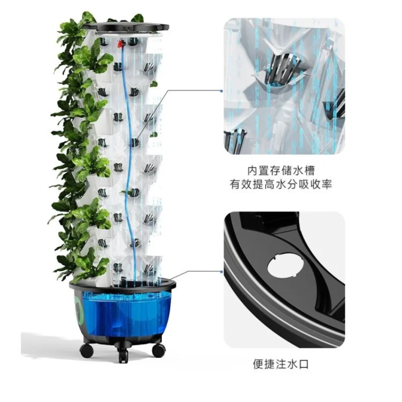 

Soilless cultivation equipment Home balcony Vegetable planting Hydroponics Vegetable greenhouse Hydroponic water mist column