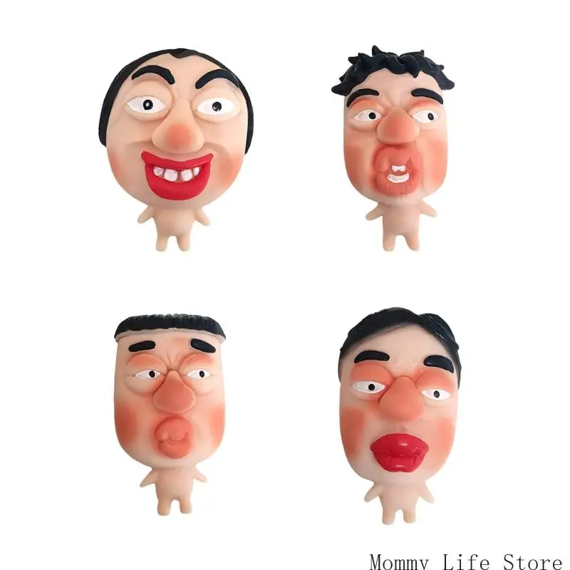 

Flexible Substance Mask Molded Soft Toy Recyclable Stress Palliative For Classroom Office Parties Safe Plastic Plan