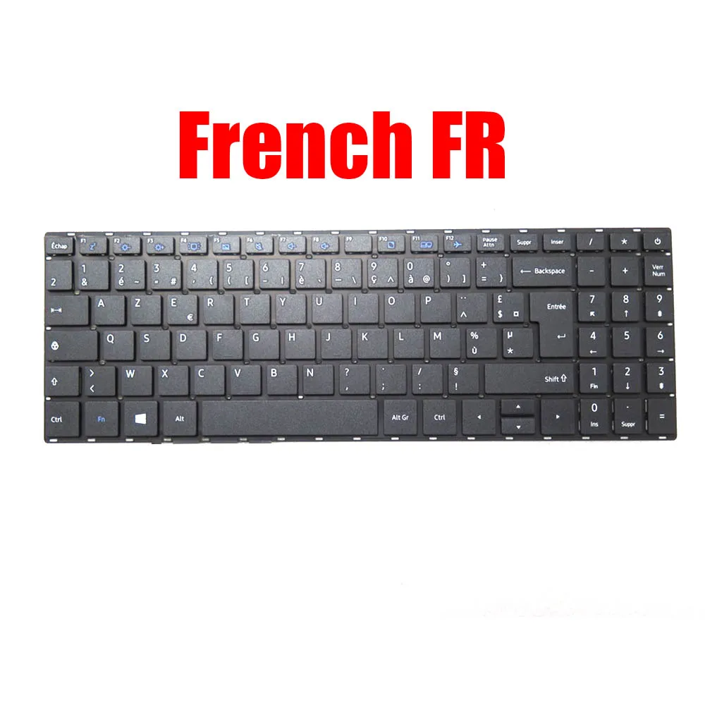 Imagem -04 - Teclado Portátil Preto para Dynabook Satellite Pro Reino Unido Espanhol Francês Novo C50-j C50-e C50-g C50d-b C50-h