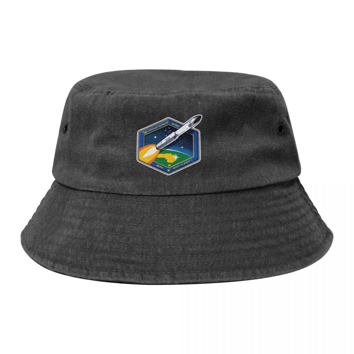 

Official ERIS Gilmour Space Test Flight 1 Tony Bela Bucket Hat Big Size Hat sailor cap for men Golf Wear Golf Wear Men Women's