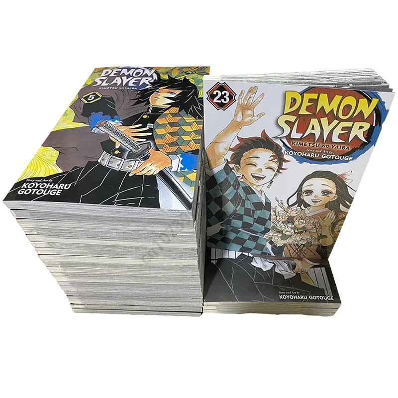 demon slayer kimetsu no yaiba anime manga book jovens japoneses adolescentes fantasia misterio da ciencia suspense ingles vol 123 23 book 01