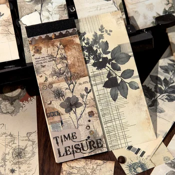 32 pièces/lot bloc-notes matériel papier loisirs Journal indésirable cartes de Scrapbooking rétro fond décoration papier