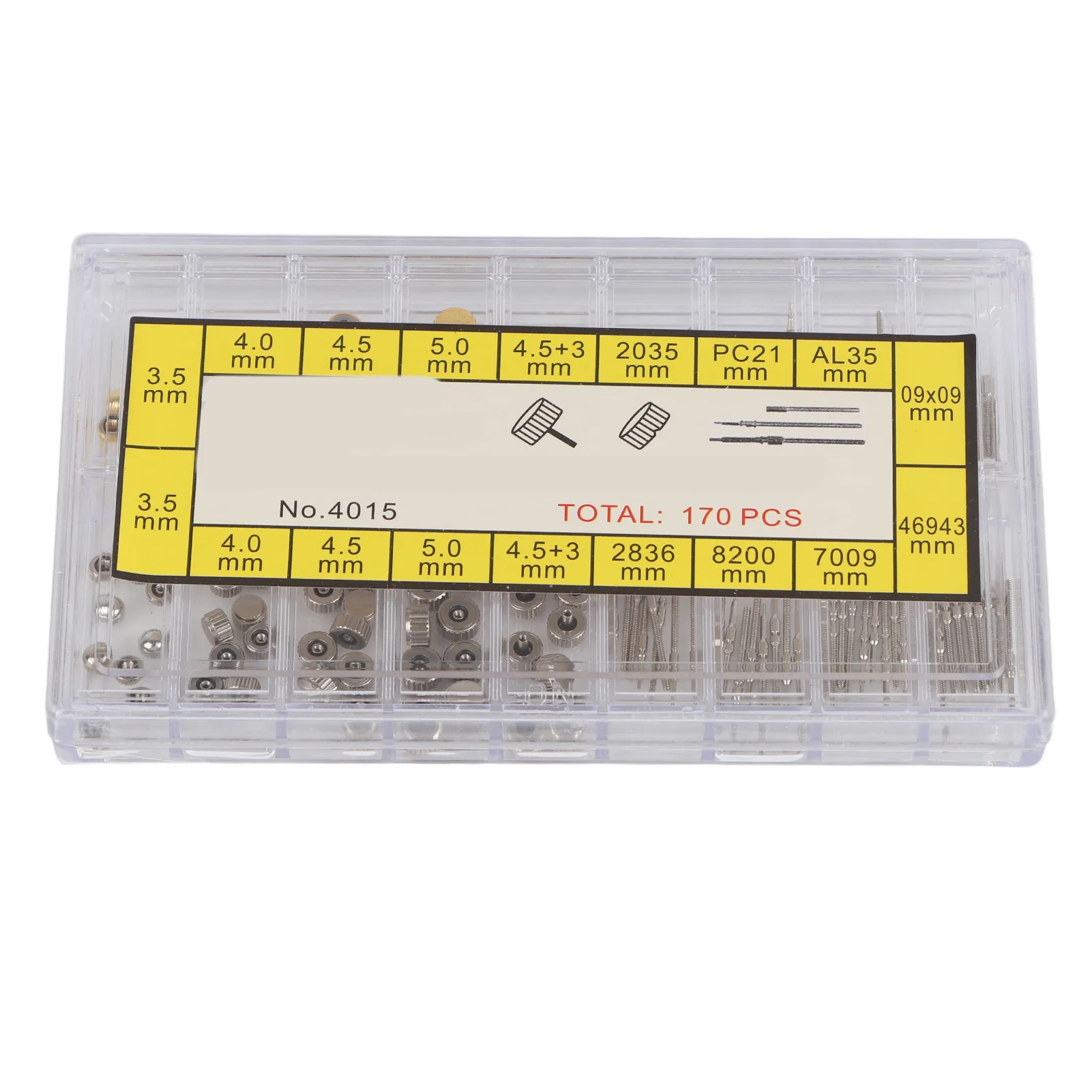 Watch Stem Extender Watch Stem Extender + Crowns Accessory Repairing Replacement Tool Kit with Box Watch Extension Bar