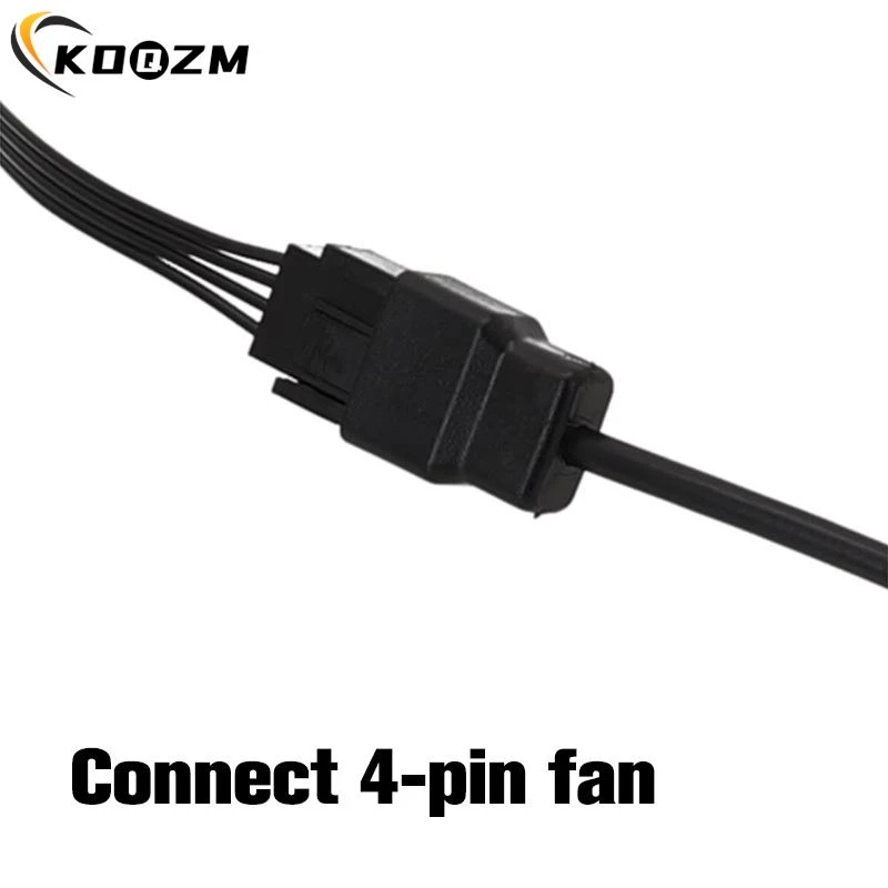 3/4 Pin Fan To USB Adapter Cables Computer Pc Fan Power Cable Connector Adapter