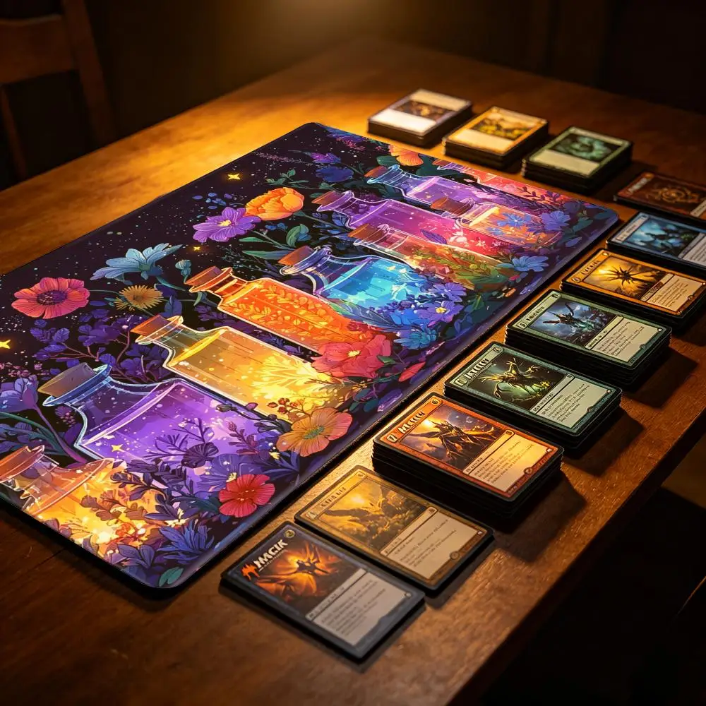 Vibrant Magical Bottle TCG Playmat 24