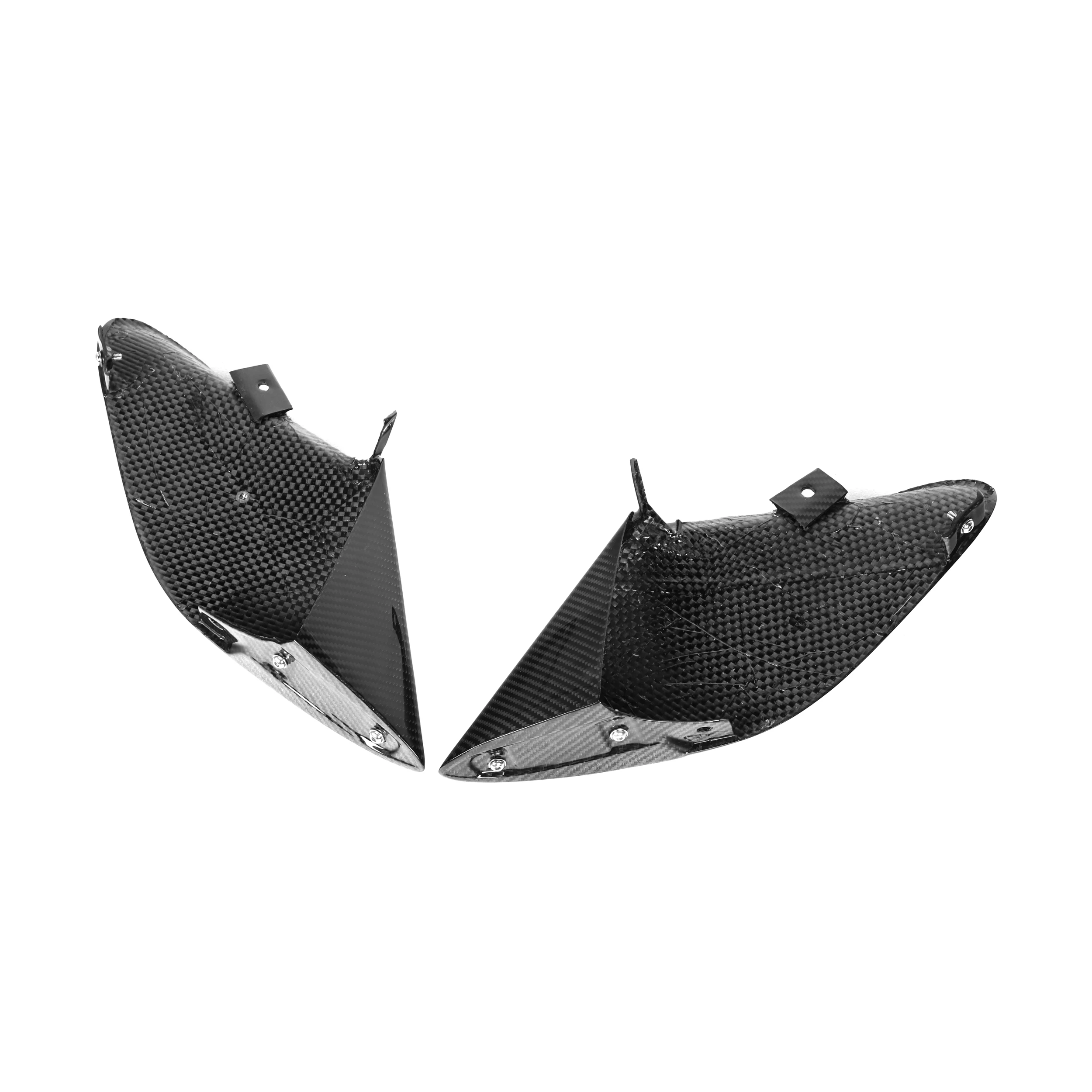 STLF2015-2018 لفيراري F488 N نمط ألياف الكربون الجافة عالية الحاجز الزخارف طقم الجسم المصد الجديد #5