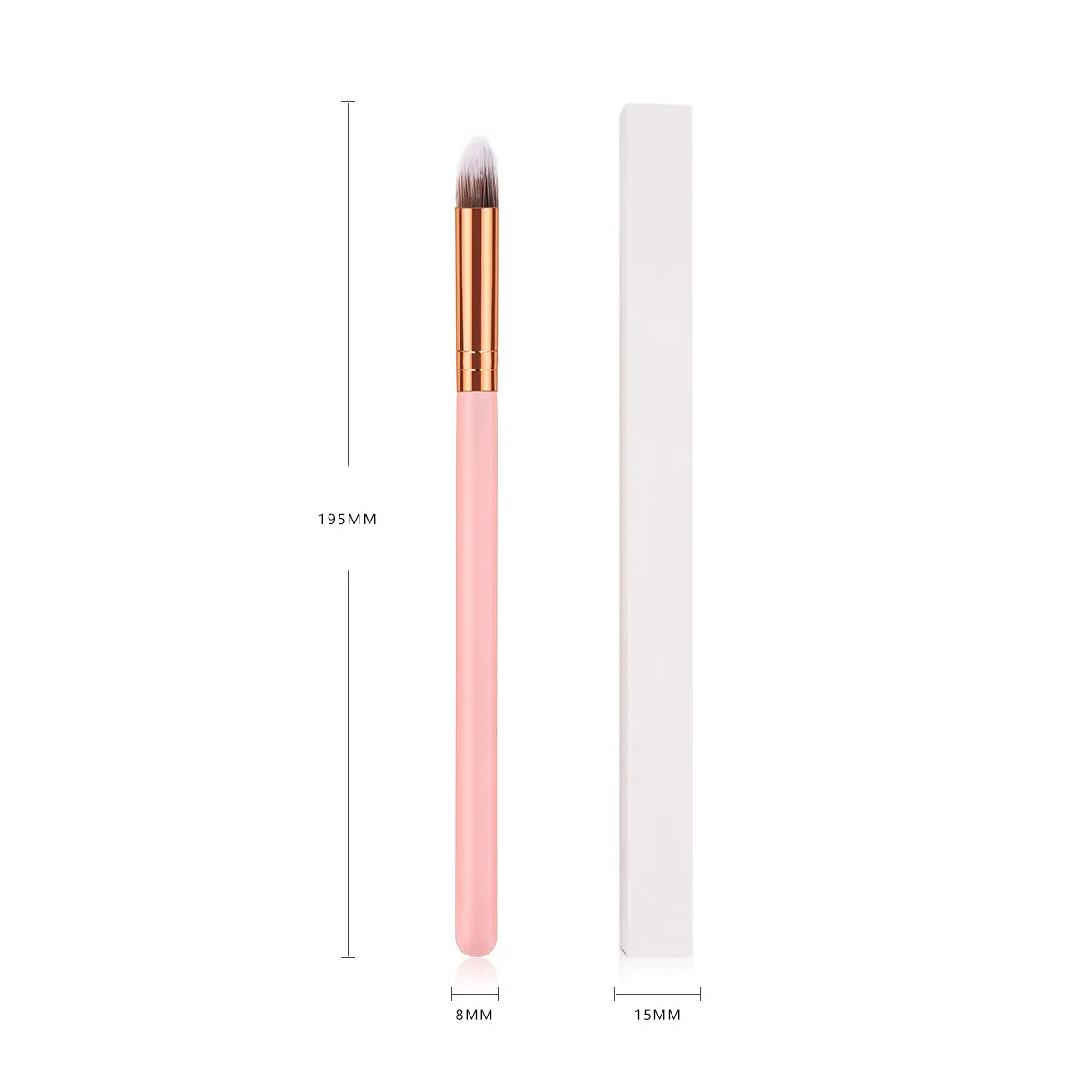 1Pcs Nylon Fiber Makeup Brush Elegant Wood Handle Design for Precise Blush Control Great for Women Fashion Beauty Accessories