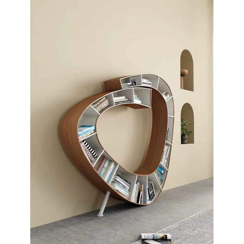 

Wrought iron letter bookshelf creative against the wall office floor decoration display shelf soft decoration ornament