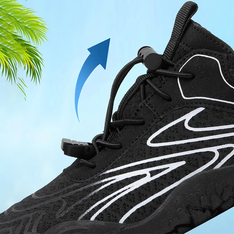 2025 رجل أحذية ماء عدم الانزلاق تنفس الخوض أكوا زوجين التجفيف السريع شاطئ السباحة أحذية رياضية داخلي متعدد الوظائف اليوغا