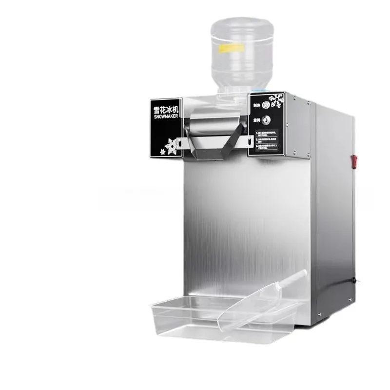 Commercial Ice Cream Making Machine Snowflake Machine 4 Barrels Rainbow Color Ice Shaver Maker Snow Cone Machine