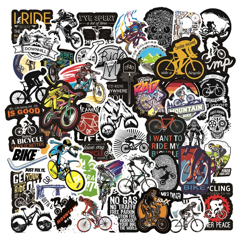 Bicycle Frame Decorative Sticker Bike Trips Cycling MTB Tapes for Bicycle Helmet Motorcycle Scooter