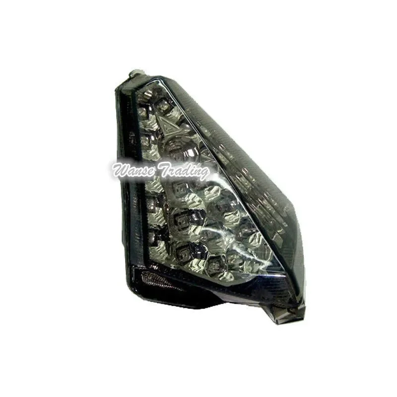 waase For Yamaha YZF R1 2007 2008 Chrome Tail Light Brake Turn Signals Integrated LED Light