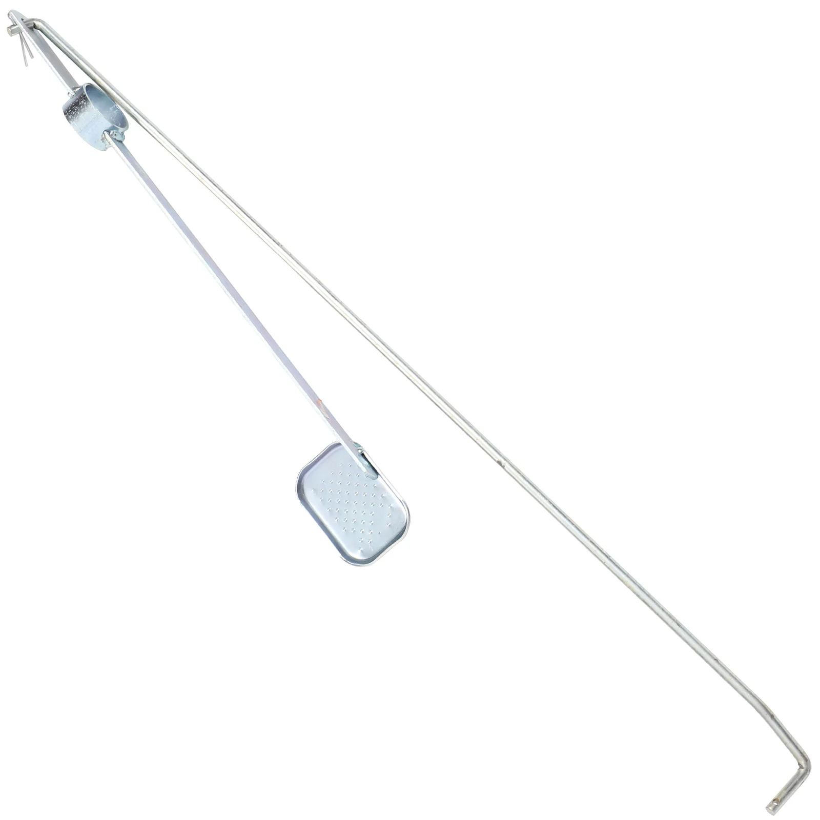 100L المعادن في الهواء الطلق سلة المهملات دواسة كبيرة طويل القامة سلة المهملات للمطبخ ساحة الفناء الخلفي حديقة الصلب حاوية النفايات #1