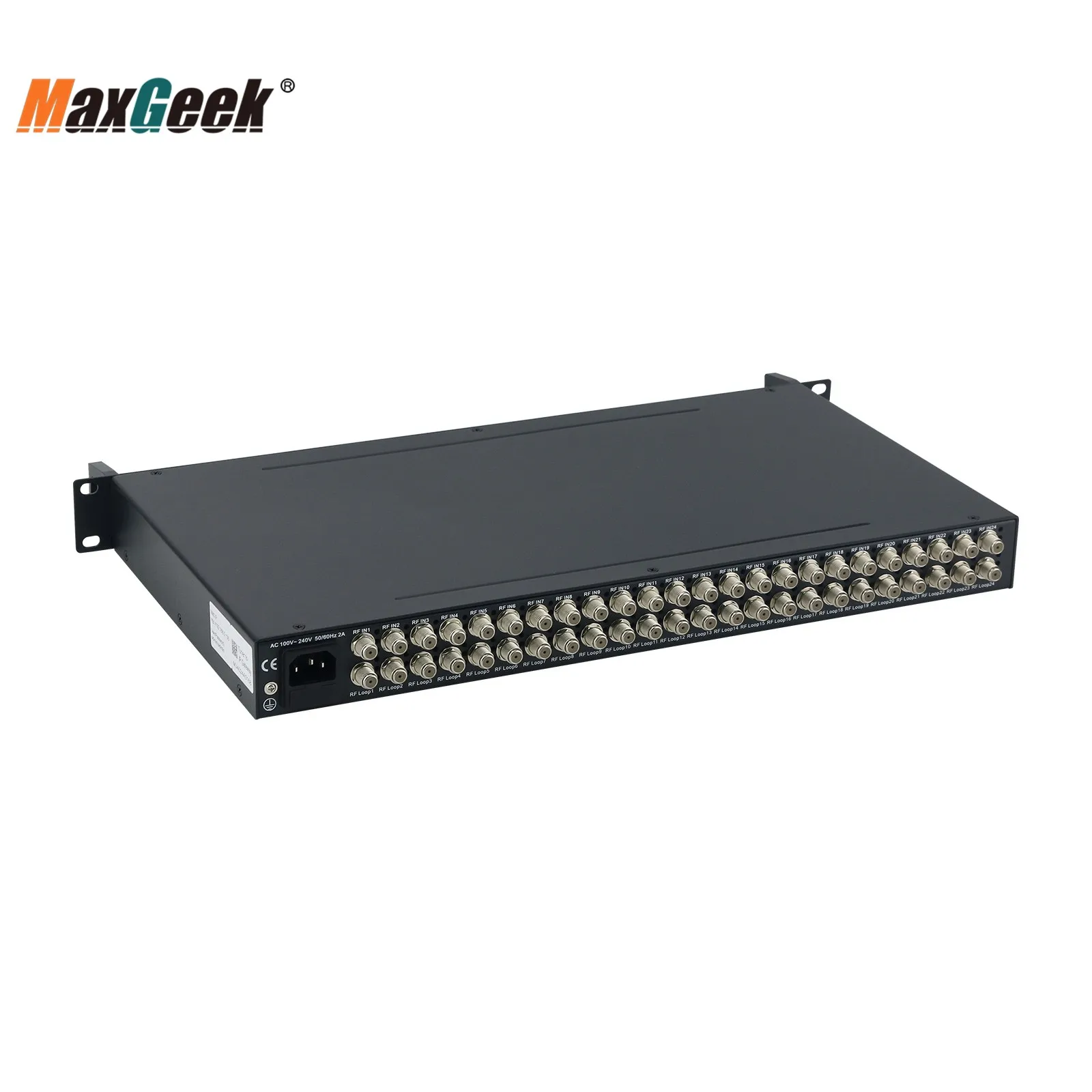 Maxgeek 3508B-24 Tuner do bramy IP 24-portowy tuner DVBS2 Wejście IP Wyjście Demodulacja Tuner Obsługa odśnieżania BISS