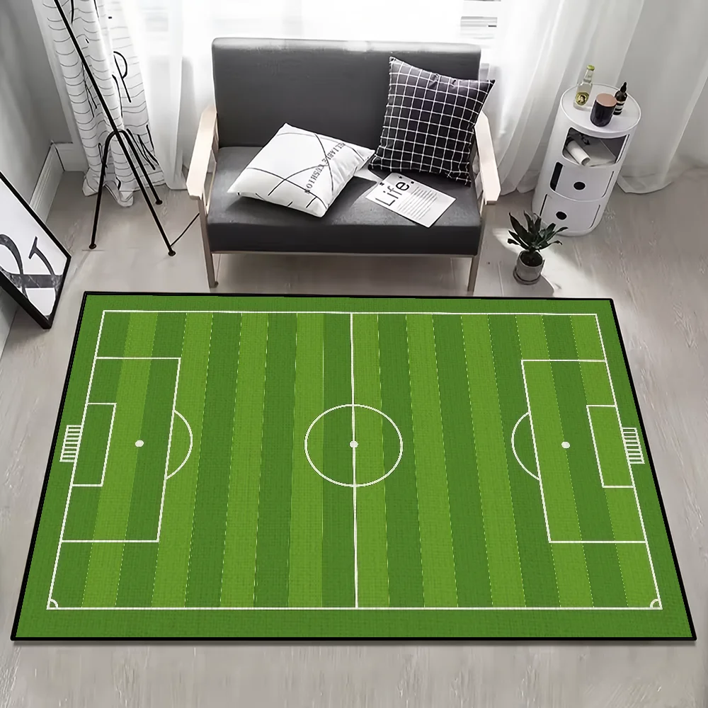 

small Field carpet Rug Carpet Home Decor Cartoon Bedroom Mat Hallway Balcony Carpet Entrance Doormat Football Decoration