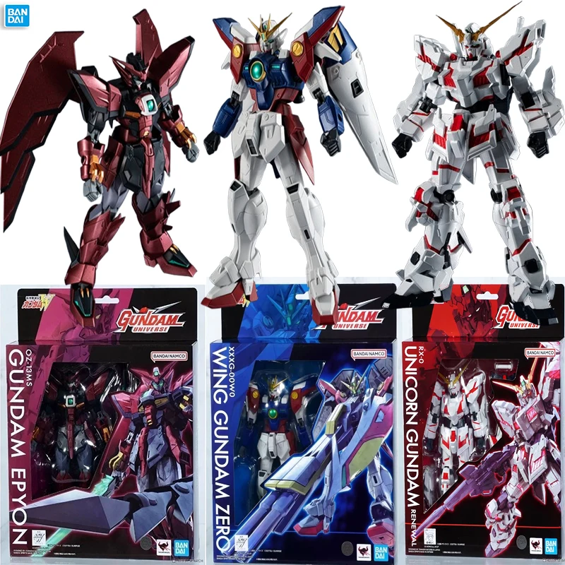 

Bandai Gundam GUNDAM EPYON WING GUNDAM ZERO UNICORN GUNDAM аниме модель мобильный костюм игрушки детский подарок
