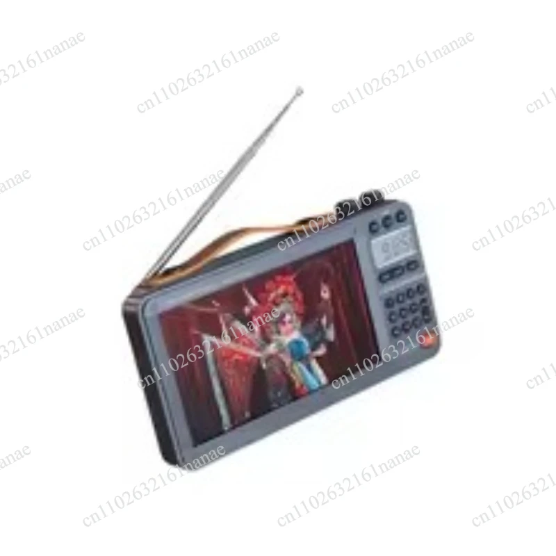High Quality 7 Inch Portable Digital TV TFT LED TV With Charging Battery Tuner FM Radio Function