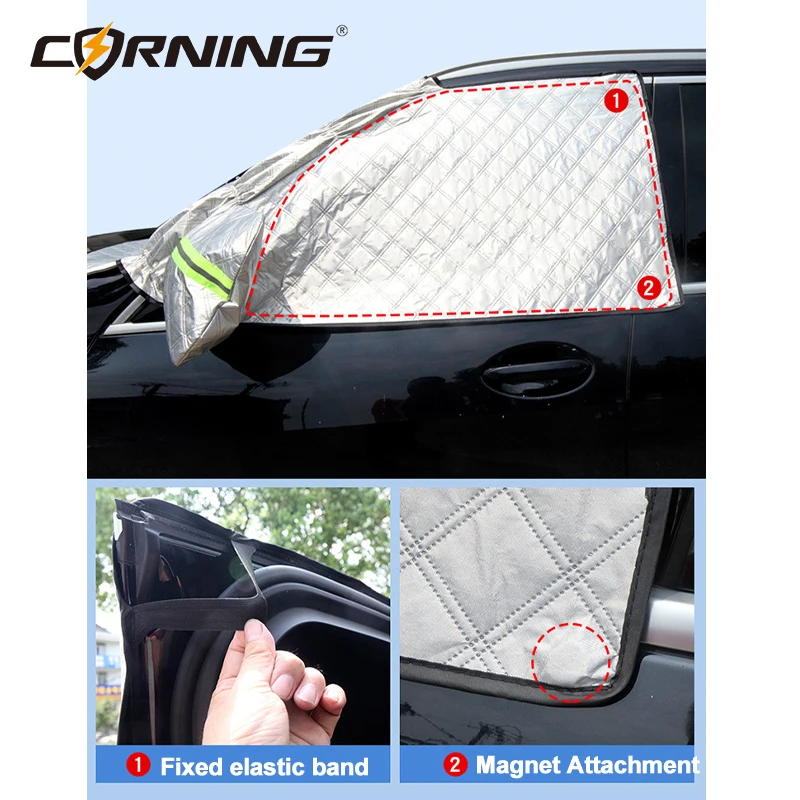 Windshield Cover Front Sunshade Winter Car Accessories Sunscreen Glass Snow Auto Outdoor Anti-frost the Covers Universal Awning