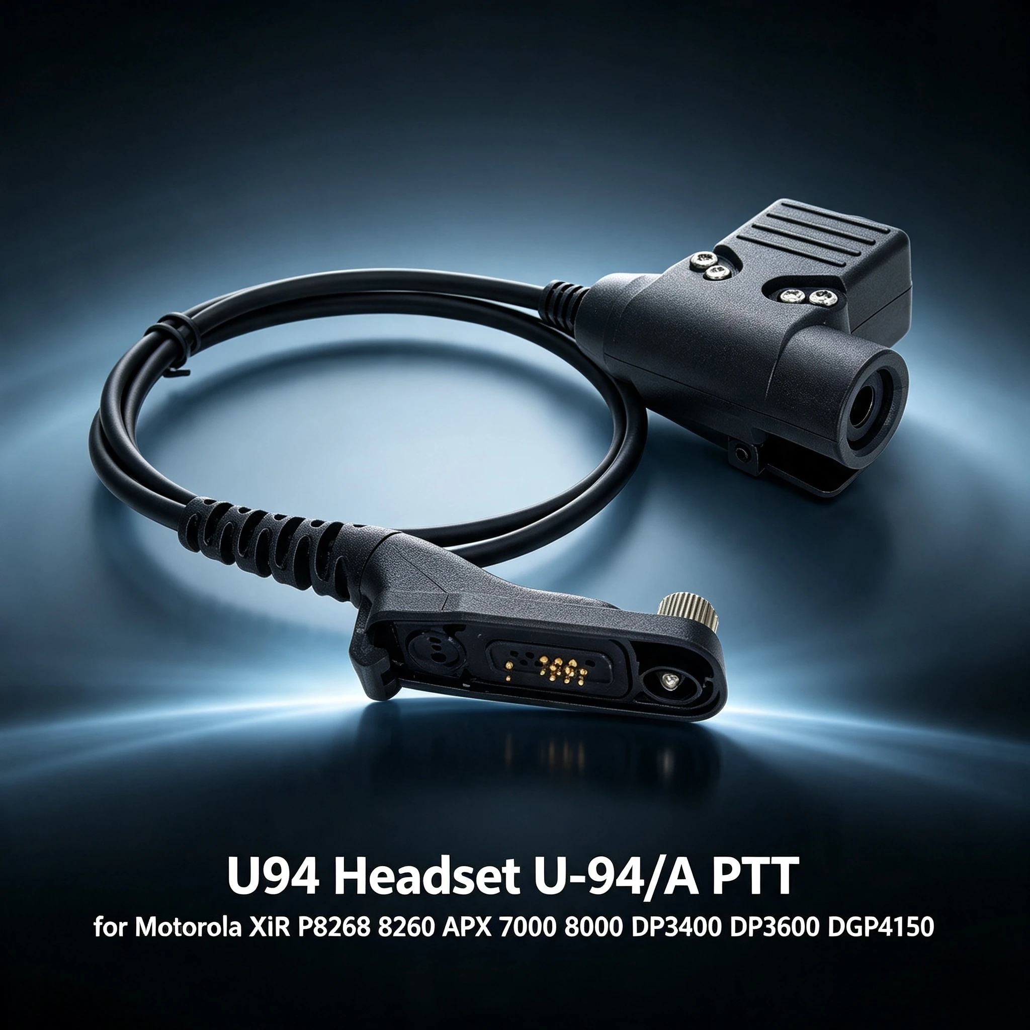 Finger PTT U94 Headset U-94/A Compatible with Motorola XiR P8268 8260 APX 7000 8000 DP3400 DP3600 DGP4150 - Replacement PTT Butt