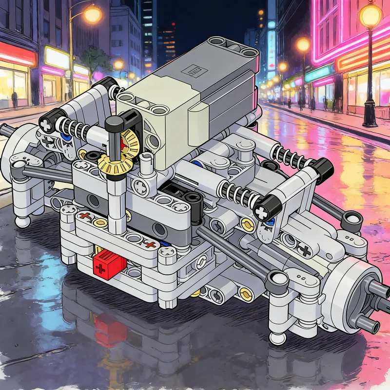 241pcs MOC Technical Different Lock Front Axle Model Toy Building Blocks Construction Christmas Gift Kids Idea Brick Assemble