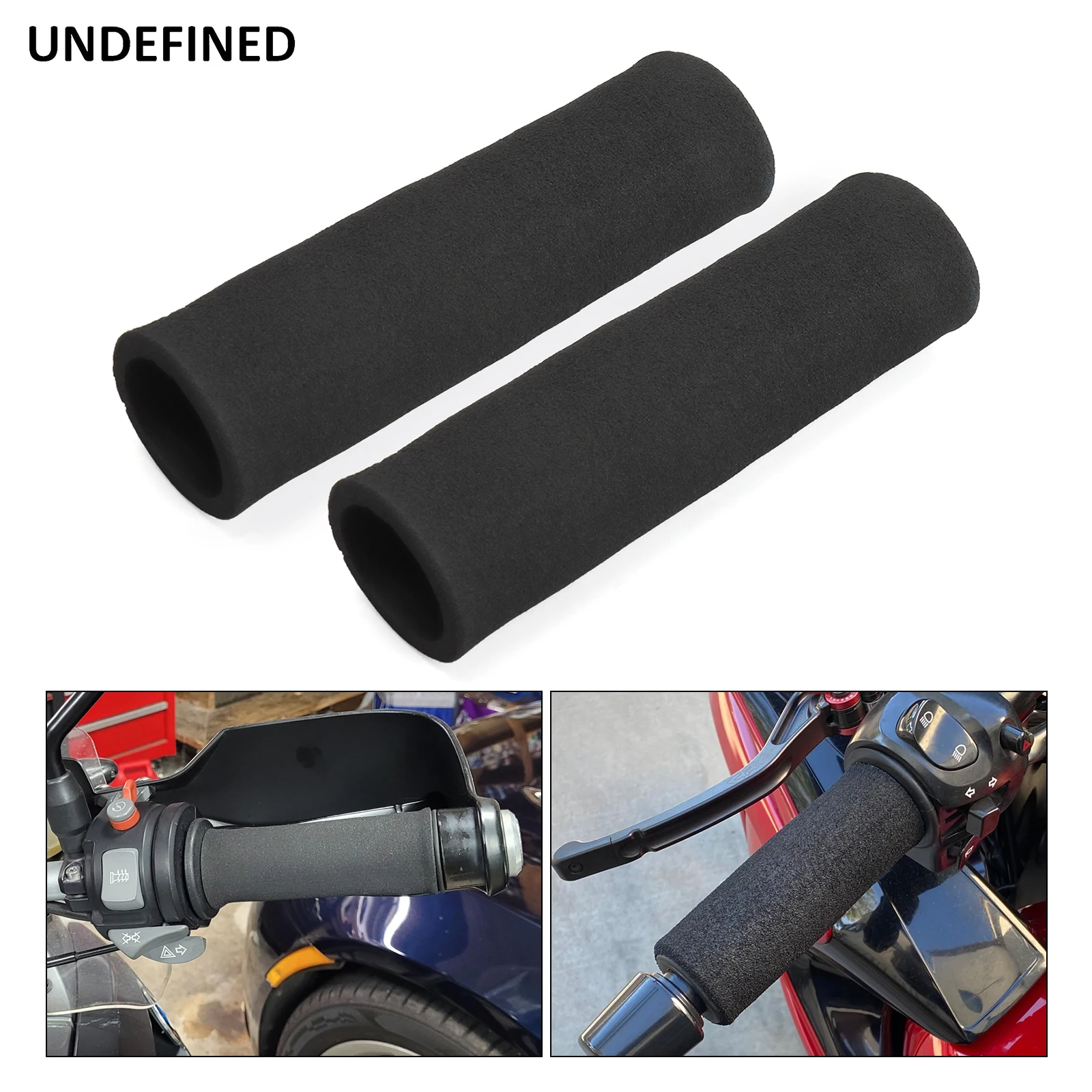 Fit For BMW K1200LT K1200R K1200RS K1200S K 1200 LT R RS S Black 1 Pair Motorcycle Handle Grip Covers Accessories Foam