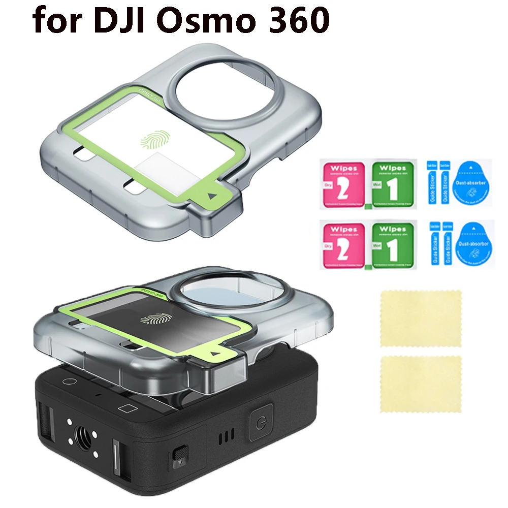 

Screen Protector for DJI OSMO 360 9H Tempered Glass Camera Anti-Scratch Protective Film for DJI Osmo 360 Tempered Film Set