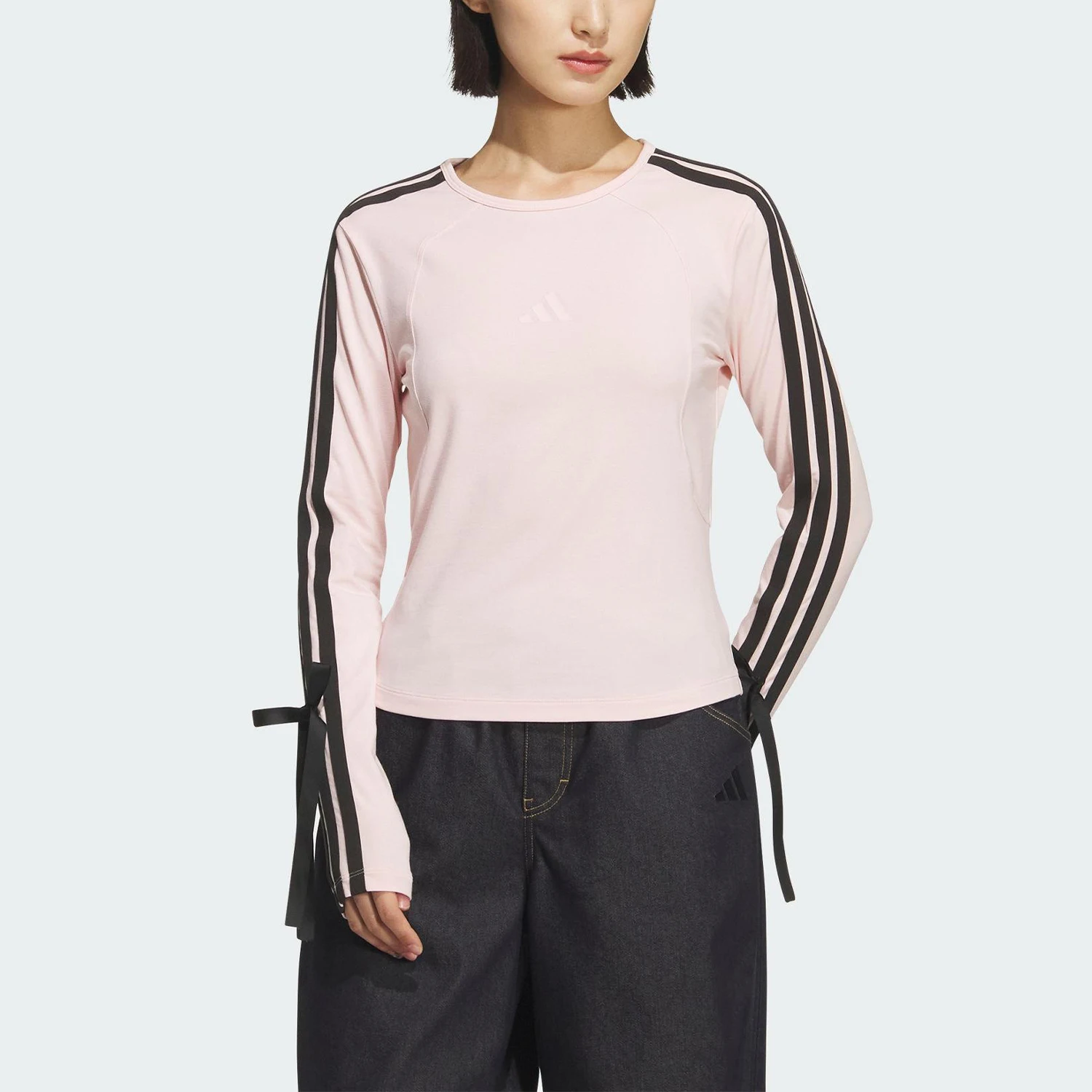 

Adidas Authentic Women's Fashion Three Stripes Slim Fit Sports T-Shirt KG3860