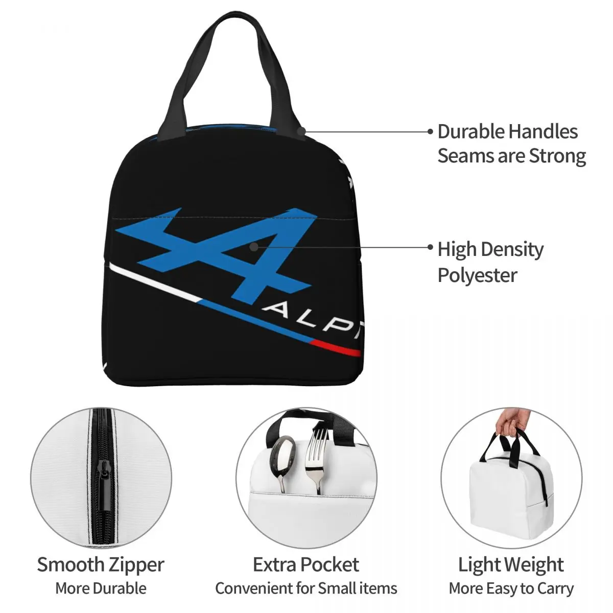 New Storage Bag Alpine Team Tote Alpine f1 Office Hand Bag Office Staff