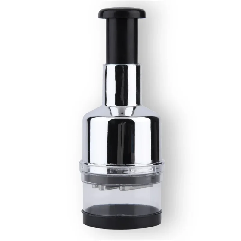 Food Chopper Hand Garlic Press Processor Stainless Fruits Minced Slicer Tomato Potato Crusher Blender Home Outdoor