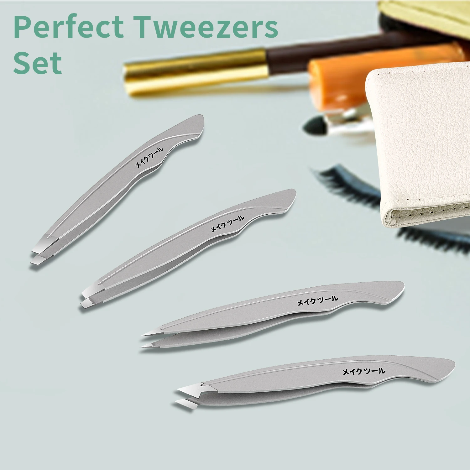 Conjunto de 4 Pinças de Sobran - Makeup Beauty Set avaliação e preço