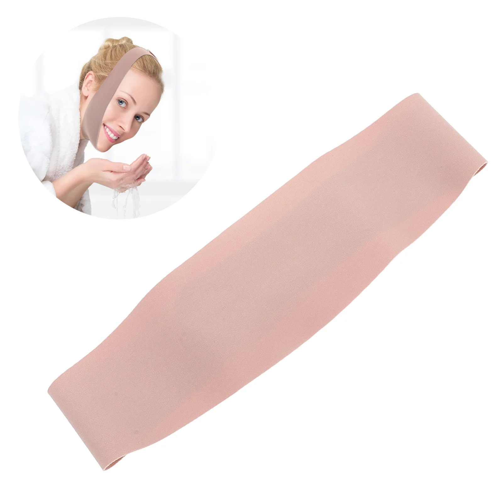 أداة شد الوجه على شكل حرف V قابلة لإعادة الاستخدام من الجرافين لشد الوجه لتمارين الفك وشريط رفع الذقن وتحديد الوجه #2