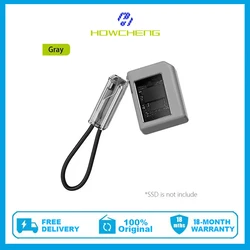 M.2 nvme solid state drive box SSD mobile hard drive box m2 external box flash drive（only box,not SSD）