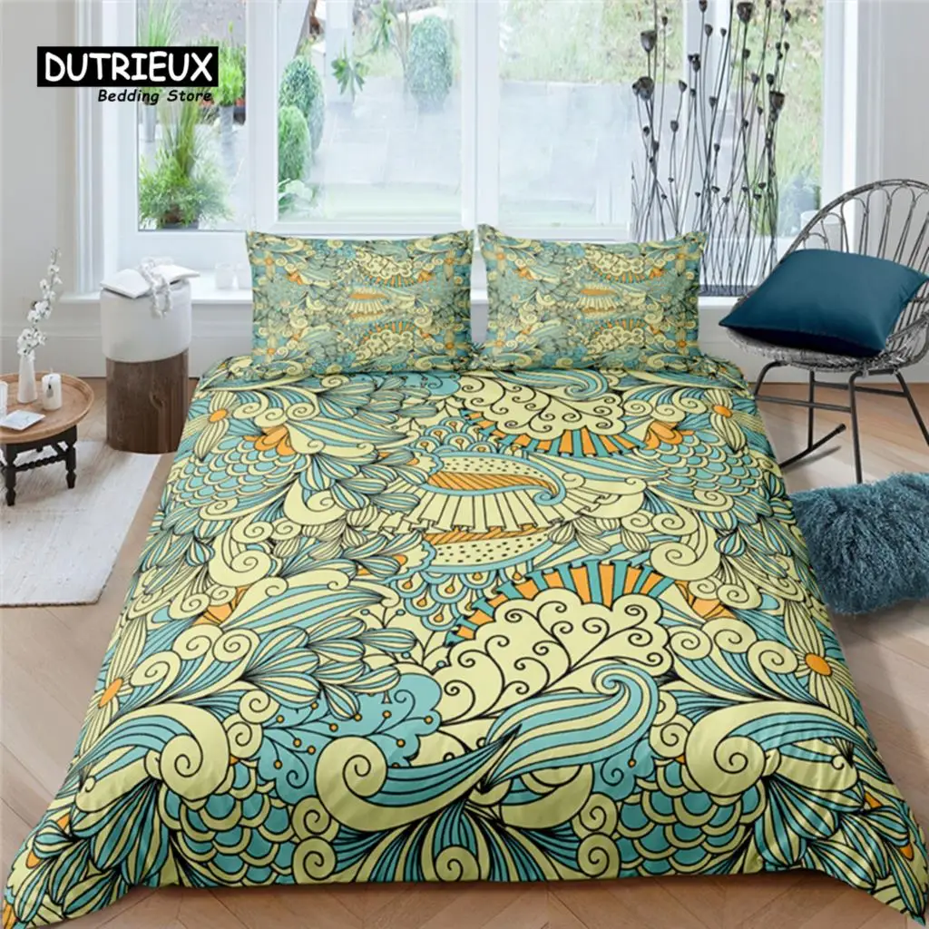 Home Living Luxury Irregular Geometry Print 2/3Pcs Soft Duvet Cover Set Queen and King Size Kids Bedding Set EU/US/AU Size