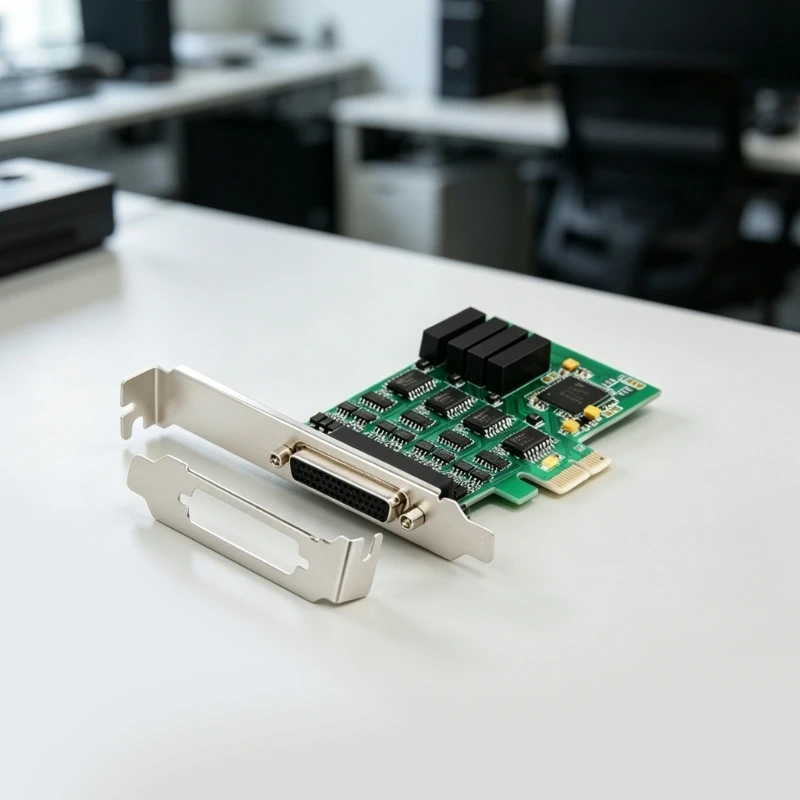 4 Channel RS485 RS422 PCIE Communication Card Fast Data Transfer Heat Dissipation Expansion Card Replacement Accessories