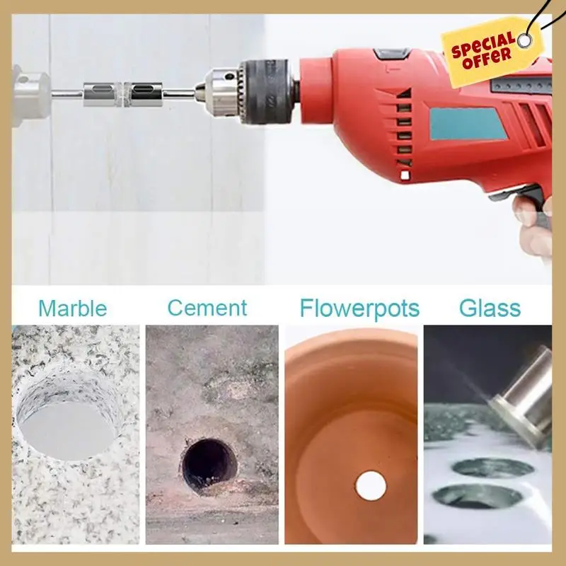 

Classy-Diamond Drill Bit Tile Hole Saw Set 16 PCS Hole Core Drill Hole Saw Kit Drill Bits Set For Tile, , Glass, Marble