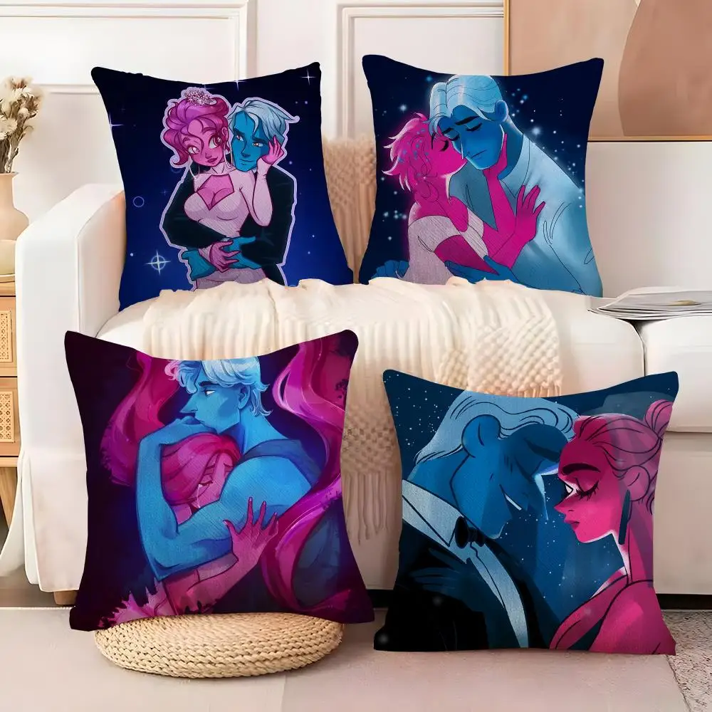L-Lore O-Olympus Comics Anime Cushion Cover  Plush Fabric Soft Double Sided Print Sofa Cushion Cover Throw Pillow Covers