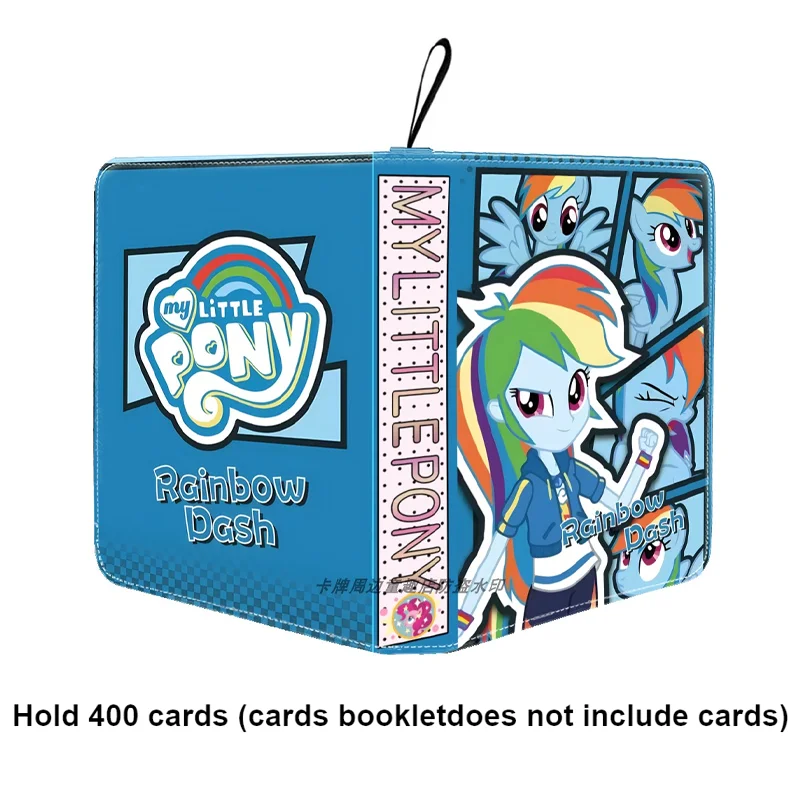 400 PCS My Little Pony Twilight Sparkle appljack Cards Album Map Letter Folder Binder Notebook Game Collection Gift Toy Card