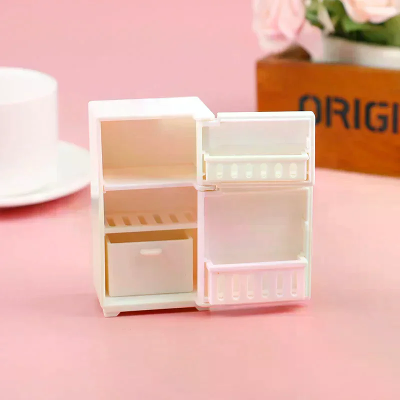 /GJ/Miniature Bench Refrigerator Toys Kitchen Home Furniture Decoration Dollhouse