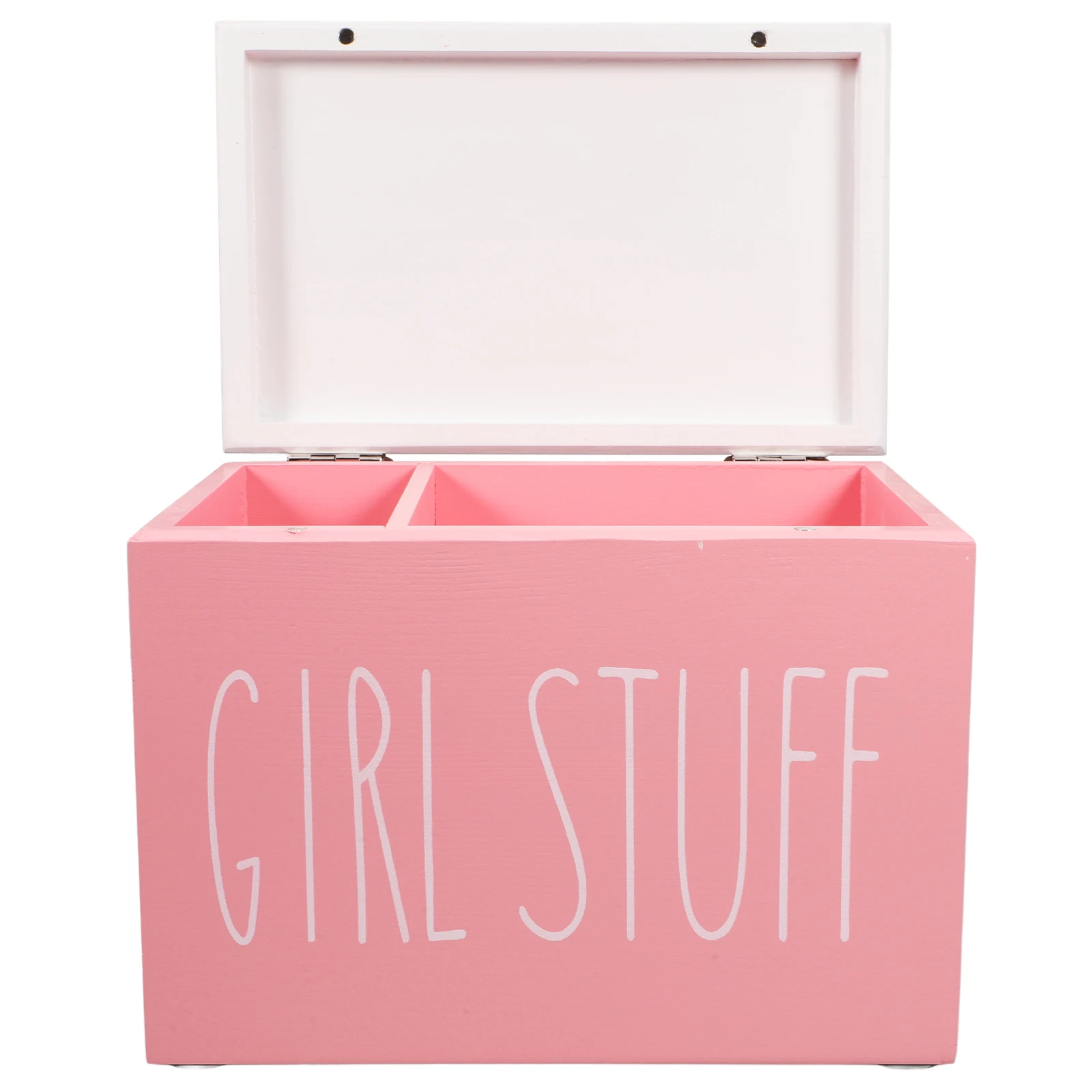 

1pc Sanitary Napkin Storage Box Feminine Organizer Wooden Bathroom Accessory Large Capacity Dust Proof Pad Holder Bin Tampon