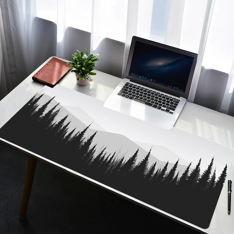 

Mousepad Rubber Mouse Pad Forest Trees Gaming Accessories PC Gamer Cabinet Carpets Office Computer Desk Mat Keyboard Pads