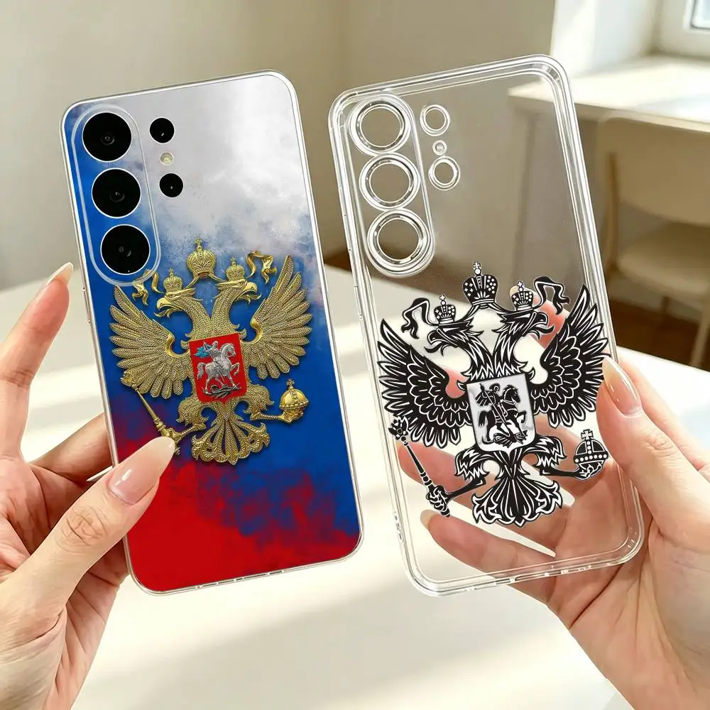 Digital Development Russia  Phone Case Transparent Silicone Soft For Samsung S25,S24,S21,S22,S23,S30,Ultra,S20,Plus,Fe Gift