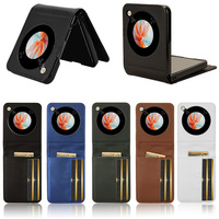 For ZTE Nubia Flip Case Cover Carbon Fiber Wallet Leather Flip Multi-card slot Cover For ZTE Libero Flip A304ZT Phone Case