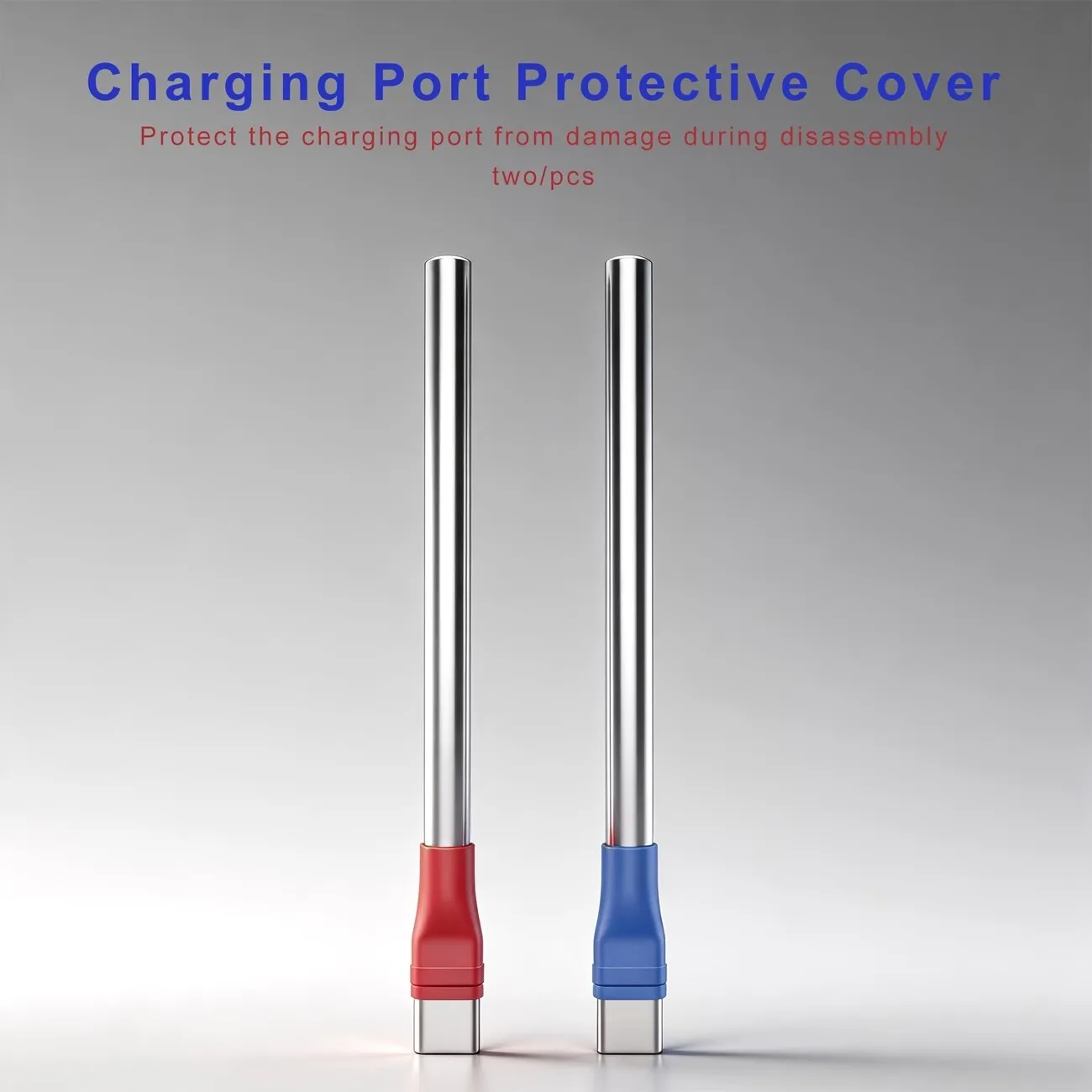 2-Pack Type-C Port Repair Protective Cover, Anti-Melting, High Temperature Resistant, Easy to Repair, Suitable for Mobile Phone Repair, Various Electronic Precision Repair Interfaces, No Deformation during Disassembly