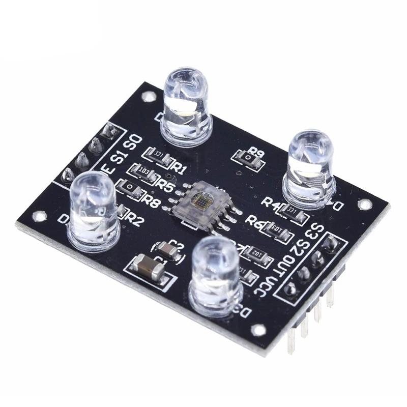 Sensor reconhecimento cor TCS230 TCS3200 Sensor cor Módulo reconhecimento cor Sensor reconhecimento cor