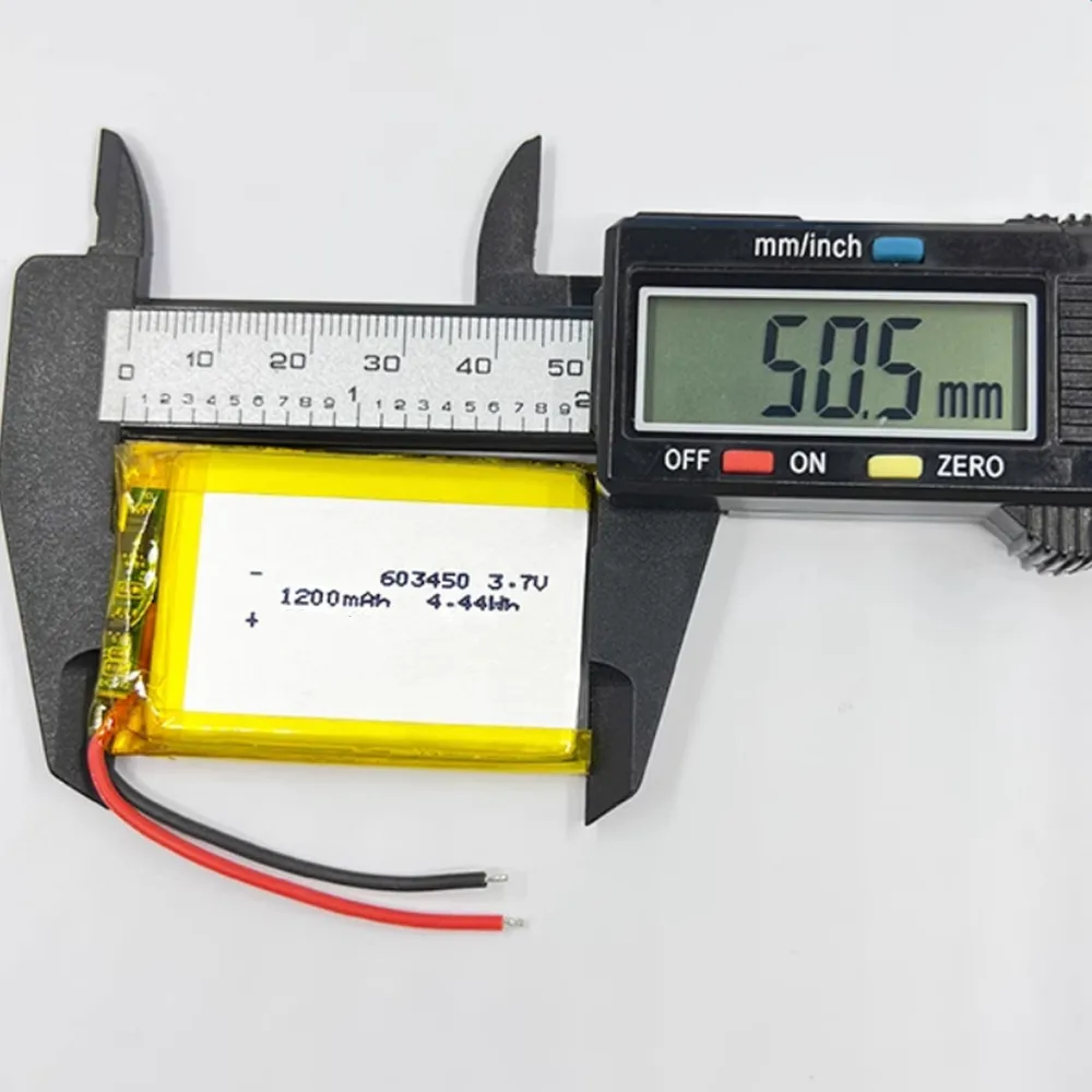 1-10PCS 3.7V 1000mAh 503450 603450 1200mAh Polymer Battery For Fiio E17 E7 MP3 GPS Bluetooth Speaker Walkie Talkie Smart Watch