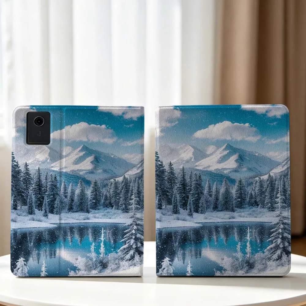 Winter Natural Snow Scene Soft For Lenovo Xiaoxin Pad Pro Tab P12 P11 11 13 11.2 inch K11 Plus Pen Tray Tablet Case