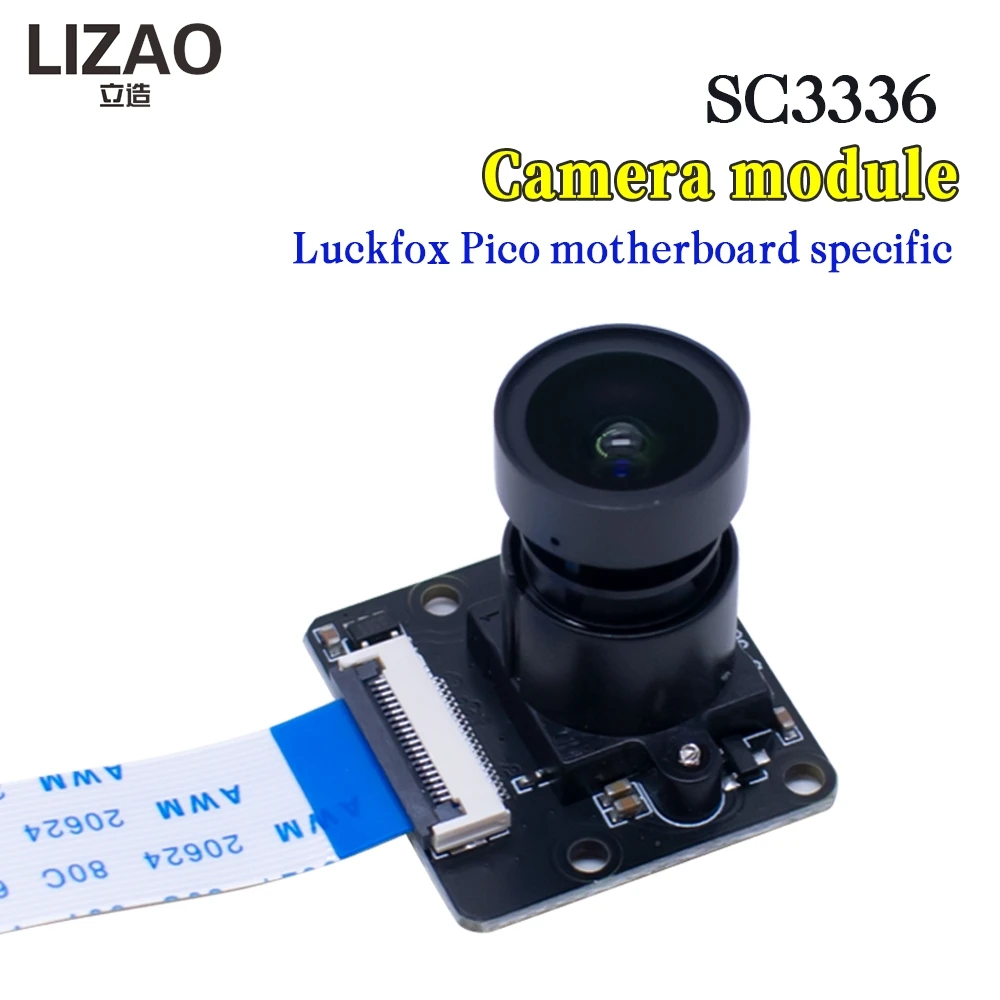 SC3336 3MP Camera Module (B) High Sensitivity, High SNR, Onboard 98.3° Wide Angle Lens, for LuckFox Pico Series