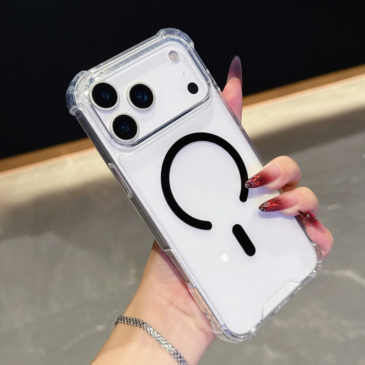 für Magsafe Magnetische Handyhülle für IPhone 17 Air 16E 16 15 14 13 12 11 Pro Max Plus Soft Hard Transparent Slim Cover