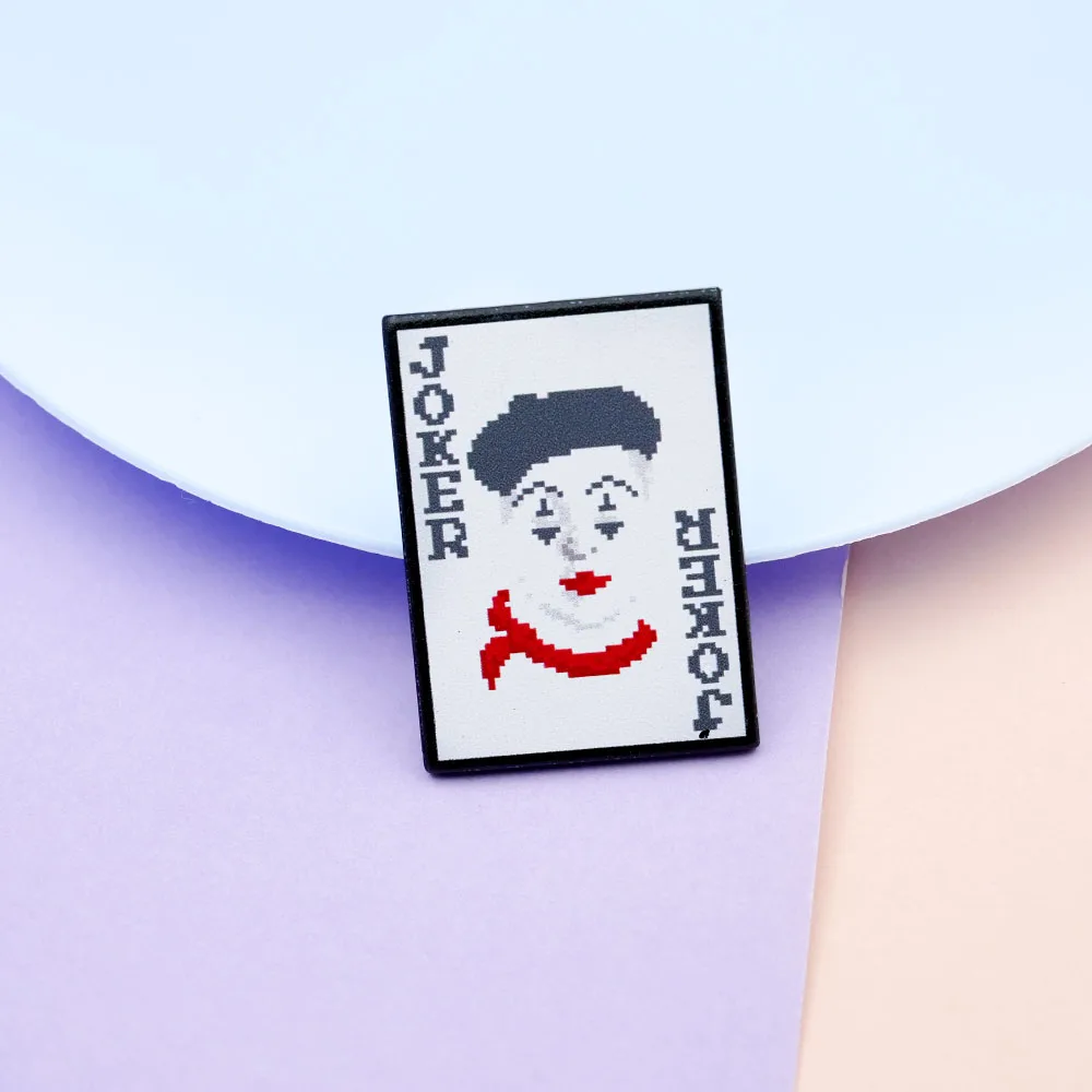 Balatro Mime Rarity Joker ألعاب الورق المينا دبوس الطرفية لعبة شارة ألعاب تأثيري جمع الهدايا التذكارية الطرفية بروش ألعاب Gi