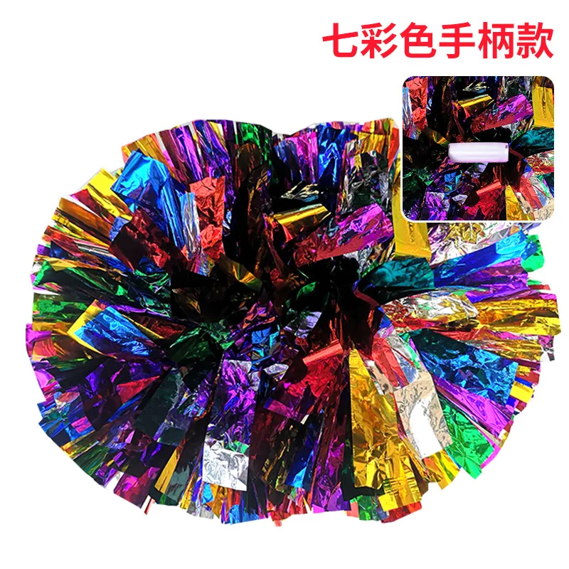 Cheerleader Metallic Pom Poms for Cheerleader, Cheap Practice